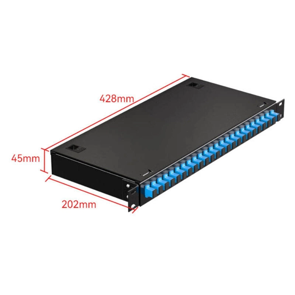 D-Link switch has 8 Ethernet ports and 16 fiber optic ports