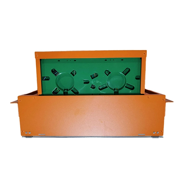 Where is the fiber optic module in the Huijue router 