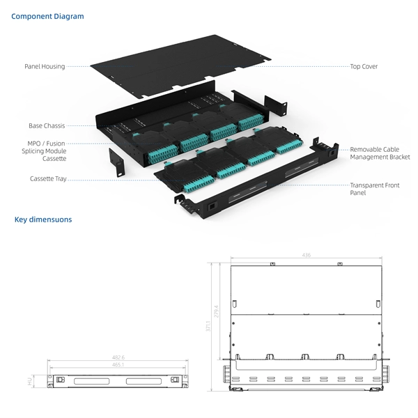 Optical module connection device