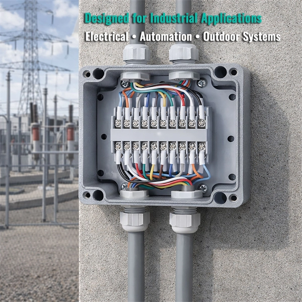 What size wire does the distribution box have 