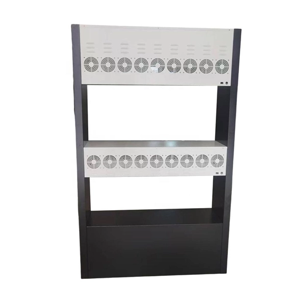 Parallel elbows of trapezoidal cable trays
